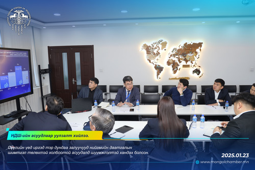 НДШ-ИЙН АСУУДЛААР УУЛЗАЛТ ХИЙЛЭЭ